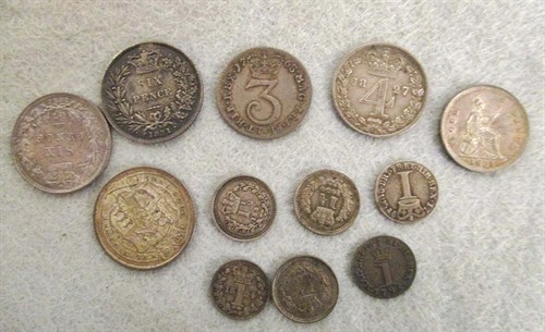 Lot 17 - A George III 1816 Sixpence and another 1831 VF...