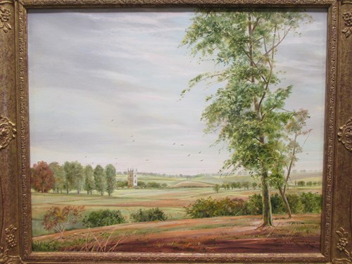 Lot 230 - Thomas Kennedy (1900-1982), Dedham Vale, oil...