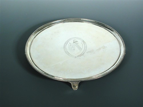 Lot 45 - A George III silver salver