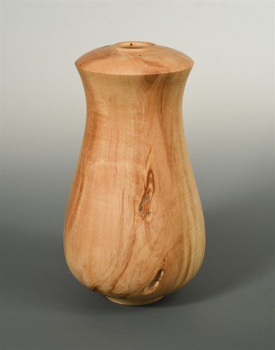 Lot 69 - Richard Chapman, (British, born 1951), a turned horse chestnut vase