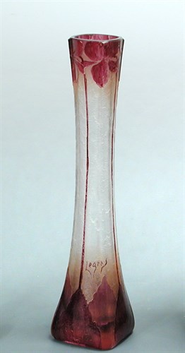 Lot 3 - Legras, a slender cameo glass vase