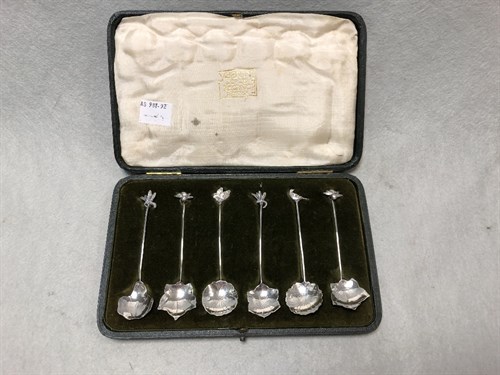 Lot 106 - Liberty & Co., a cased set of six silver spoons