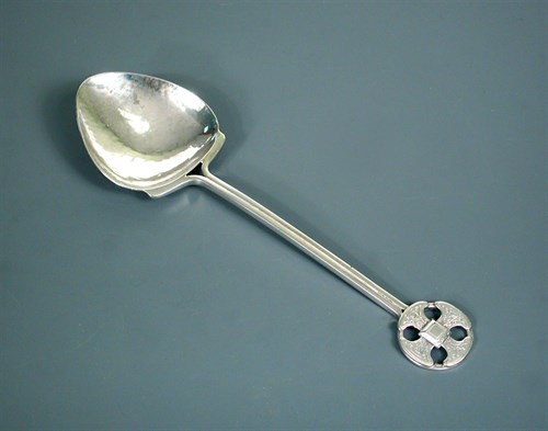 Lot 115 - An Arts & Crafts silver spoon by A. E. Jones