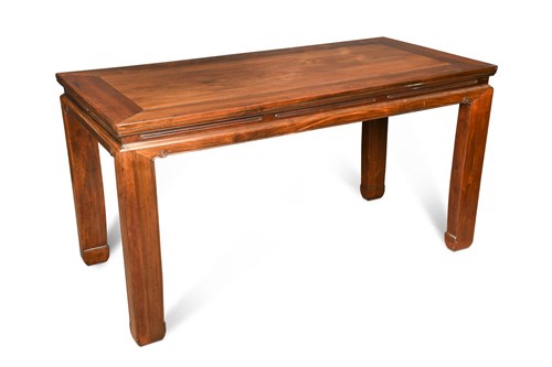 Lot 298 - An 18th century style Chinese hardwood table