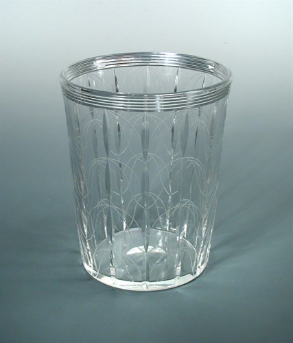 Lot 22 - Clyne Farquharson for John Walsh Walsh, a rare Ryde pattern cut glass ice bucket, circa 1930