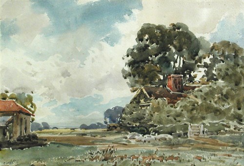 Lot 92 - Claude Hayes, RI (Irish, 1852-1922)