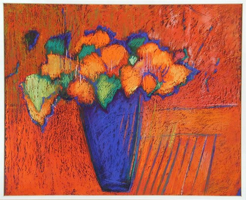 Lot 329 - Libby January (British, 20th Century), Flower...