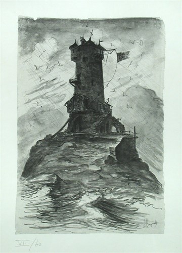 Lot 251 - Hubert Bergère (French, 1893-1983), La Tour...
