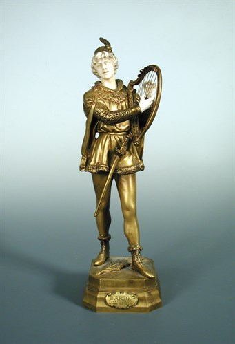 Lot 66 - Jean Didier-Debut (French, 1824-1893), The Barde