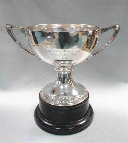 Lot 63 - A George V silver large two handled cup