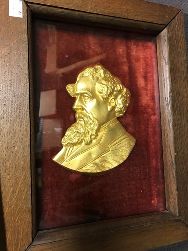 Lot 252 - DICKENS (Charles) A commemorative gilt mounted...