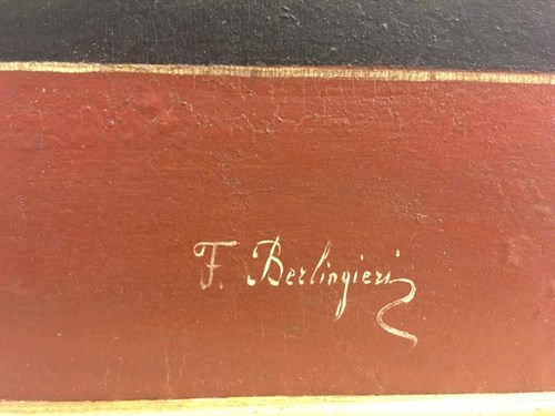 Lot 201 - F Berlingieri (Italian, 19th Century)