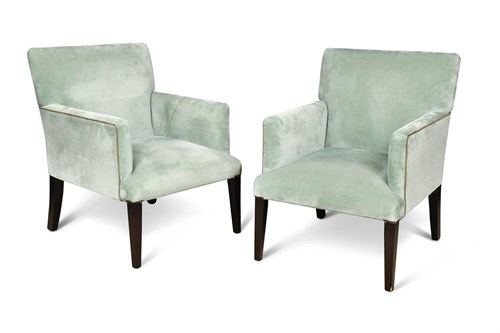 Lot 300 - A set of four contemporary armchairs