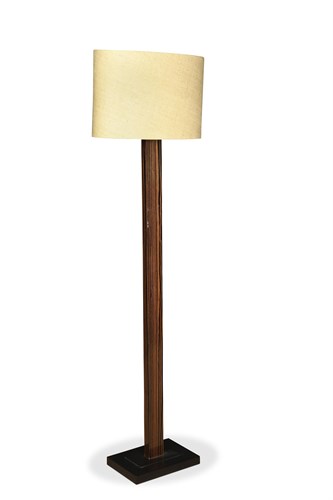 Lot 187 - A modern coromandel floorstanding lamp