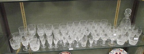 Lot 63 - A large quantity of Waterford 'Colleen' pattern glasses