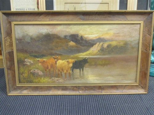 Lot 255 - W Caswell (British, 19th Century), Highland...