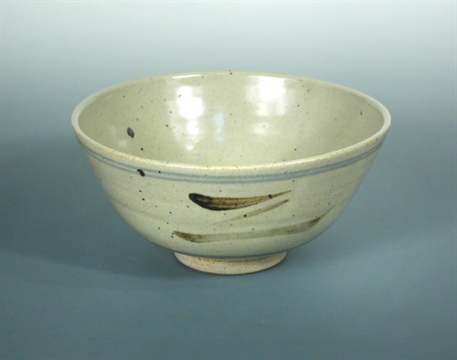Lot 60 - A St Ives pottery bowl, the flared bowl with...
