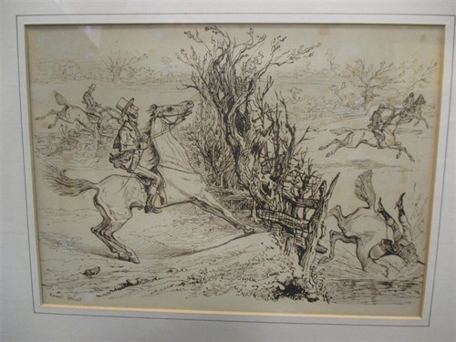 Lot 275 - Ernest Griset (British, 1844 - 1907) Taking a...