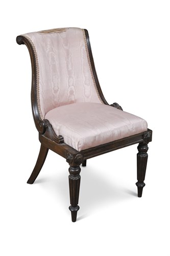 Lot 404 - A Regency rosewood framed chair