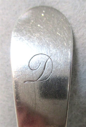 Lot 39 - A set of four Georgian Scottish Provincial silver toddy ladles