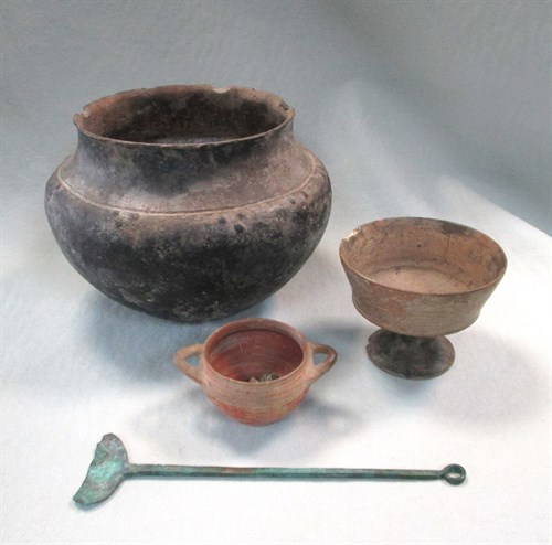 Lot 1 - Three medieval earthenware vessels