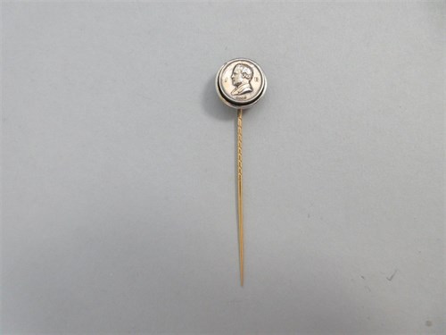 Lot 394 - A memorial stick pin for John Brown