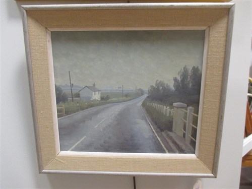 Lot 285 - Anthony Day, Stretham Bridge, oil on board, 27...