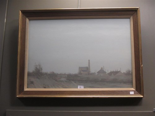 Lot 236 - Anthony Day, Stretham, watercolour 44.5 x 66cm