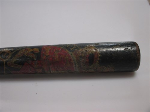 Lot 156 - A William IV painted Mayoral truncheon