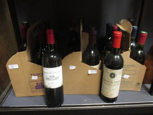 Lot 108 - Sixteen various bottles of drinking wines,...