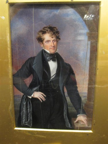 Lot 253 - English School (early 19th century) Portrait...