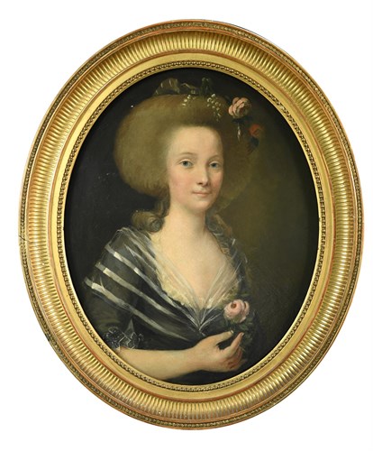Lot 219 - Follower of François-Hubert Drouais (French, 1727–1775)