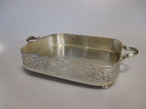 Lot 51 - A bronze cauldron together with a Danish plate...