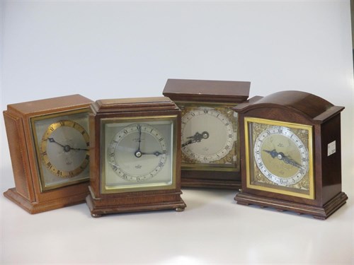 Lot 101 - Four mid 20th century mantel timepieces by...