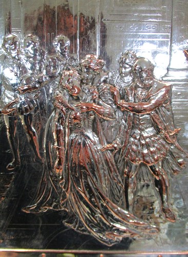 Lot 141 - A Victorian electrotype wall plaque by Elkington & Co