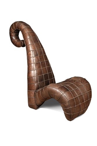 Lot 294 - Jools Hannon for Chi Design, a leather 'Scorpion' chair