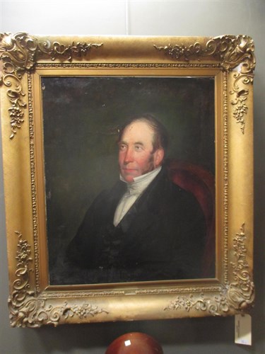 Lot 238 - A portrait of Marshall Hall, oil on canvas...