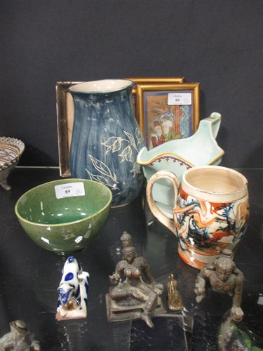 Lot 89 - Three small Indian paintings, three small...