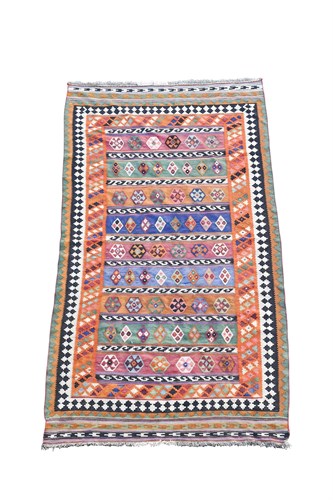 Lot 470 - A Turkish Kelim rug