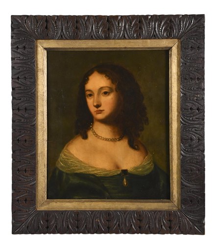 Lot 221 - Manner of Adriaen Hanneman (Dutch, c. 1603-1671)
