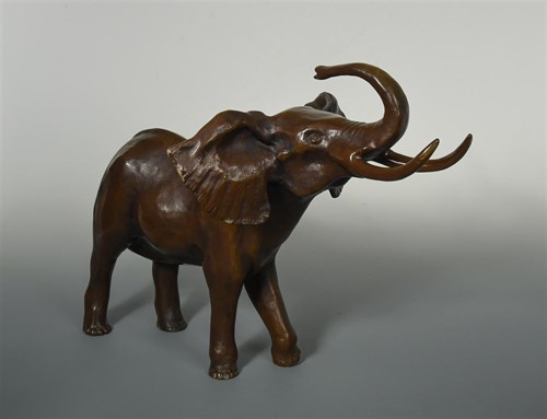 Lot 78 - Mark Stoddart (British, 20th century), Bull Elephant