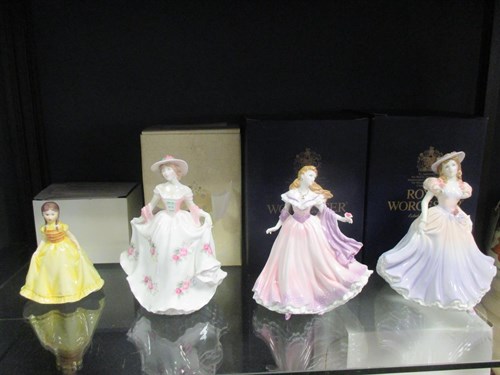 Lot 72 - A collection of Royal Worcester Ladies (7)