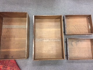 Lot 346 - A William & Mary laburnum oyster-veneer chest of drawers