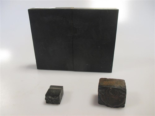 Lot 163 - A boxwood printing block, carved with a scene...