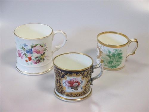 Lot 12 - Three 19th century staffordshire christening...