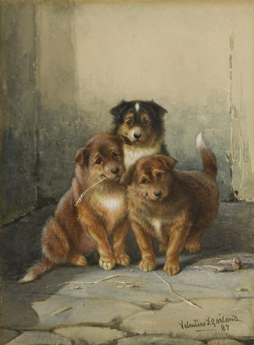 Lot 234 - Valentine Thomas Garland (British, fl. 1868-1914)