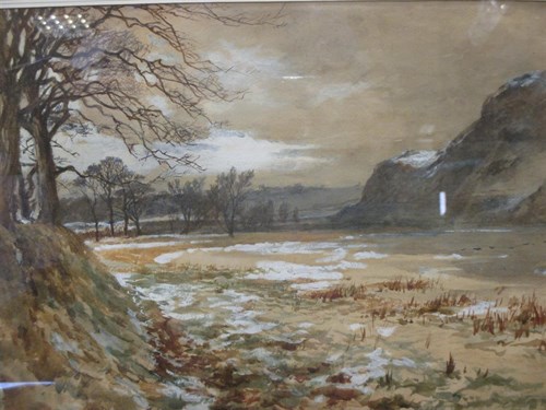 Lot 304 - Robert Anderson (1842-1885), Winter Time,...