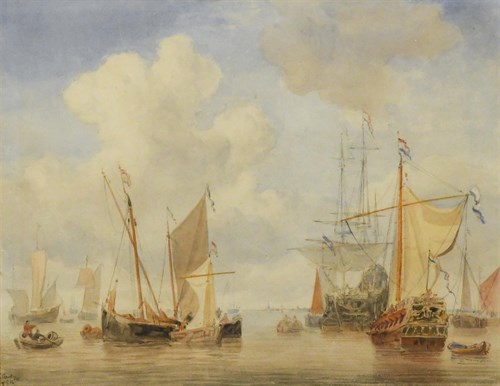 Lot 87 - Thomas Sewell Robins  (British, 1810-1880)