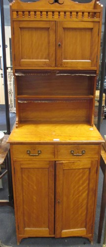 Lot 403 - A late 19th/early 20th century satinwood...
