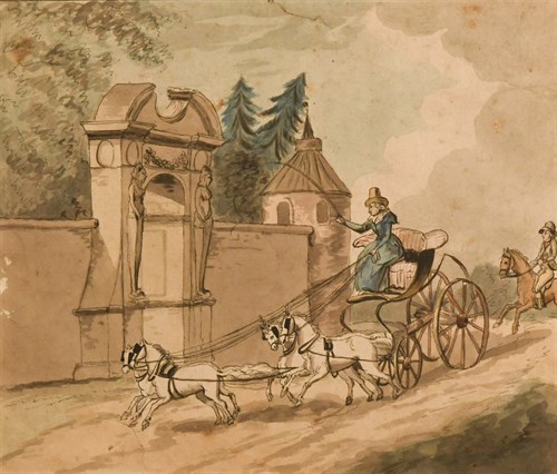 Lot 82 - Attributed to Thomas Rowlandson (British,...